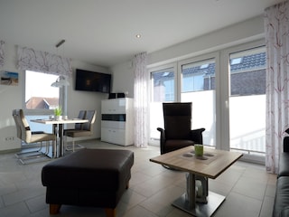 Ferienwohnung Norddeich Wohnzimmer 7