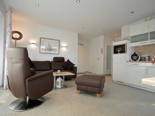 Ferienwohnung Norddeich Wohnzimmer 8