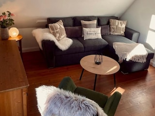 Wohnraum 2. OG mit Schlafsofa