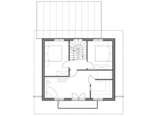 Chalet Falkertsee Grondplan 42