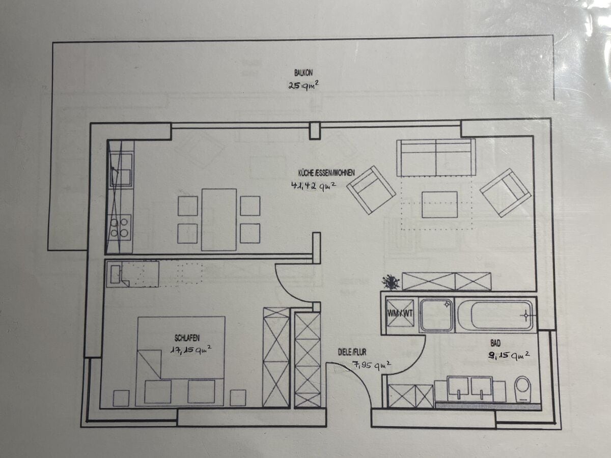 Grundriss Wohnung OG