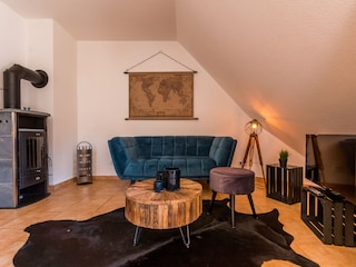 Ferienwohnung Wustrow Wohnzimmer 12