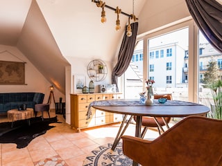 Ferienwohnung Wustrow Wohnzimmer 14