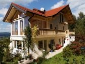 Ferienhaus im Sommer mit Wintergartenapartment ROMANTIC