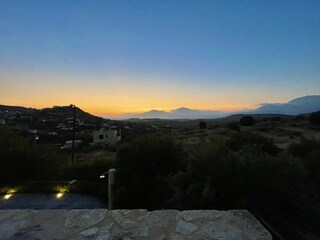 spektakuläre Sonnenuntergängen von der Dachterrasse.