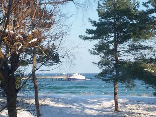 "Winter view" from the Loggia v. Villa Frigga