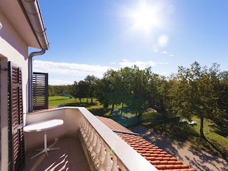 Aussicht vom Balkon