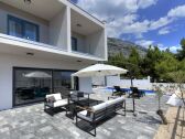 Villa Makarska heated pool