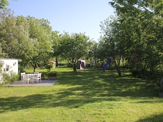 Der Garten vom Deichgut: ein Urlaubsparadies