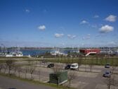 Ausblick auf den Yachthafen in Burgtiefe auf Fehmarn