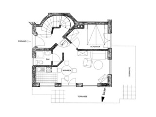Grundriss der Wohnung