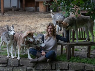 Husky Flüstern Bild. B. Kleiner