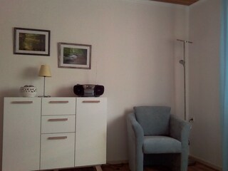Wohnzimmer mit Leseecke