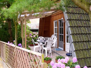 überdachte Terrasse Haus Eichhörnchen