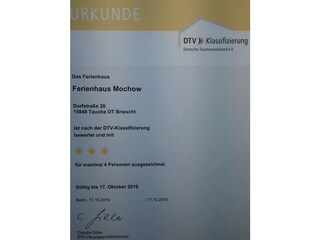 Urkunde DTV