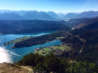 Blick auf den Walchensee vom Herzogstand