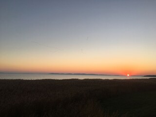 Sonnenuntergang am Bodden