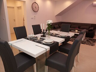 Ferienwohnung Pag (Stadt) Wohnzimmer 9