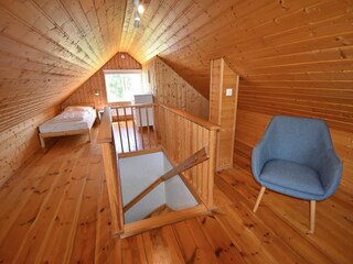 großer Schlafraum im Obergeschoss