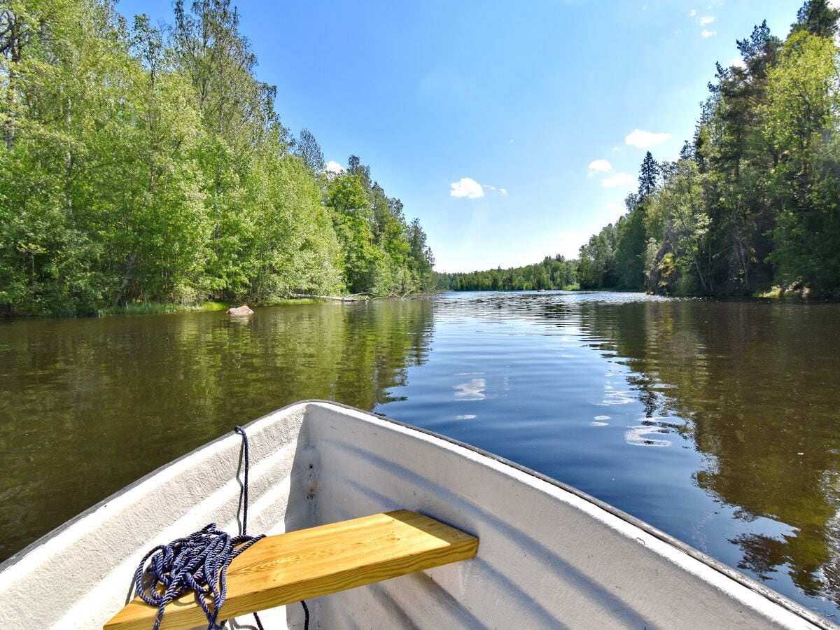 Blick über den See vom Boot