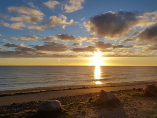 Sonnenaufgang an der Ostsee in Dahme