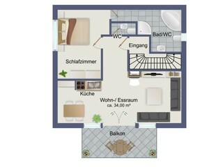 Appartamento per vacanze Heiligenblut Pianta del piano 22