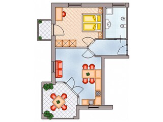 Apartamento Kaltern Plano de planta 15