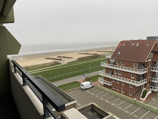 Blick vom Balkon