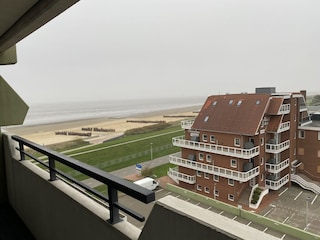 Blick vom Balkon