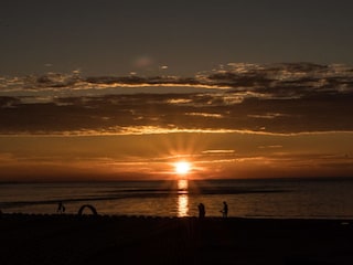 Sonnenuntergang vom Duhner Strand
