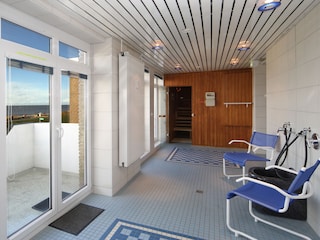 Vorraum zur Sauna