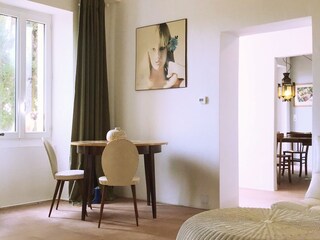 Wohnzimmer am Grundriss