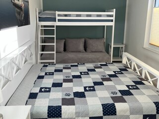 Schlafzimmer Stegseite