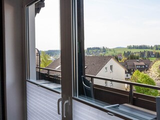 Blick vom Wohnbereich