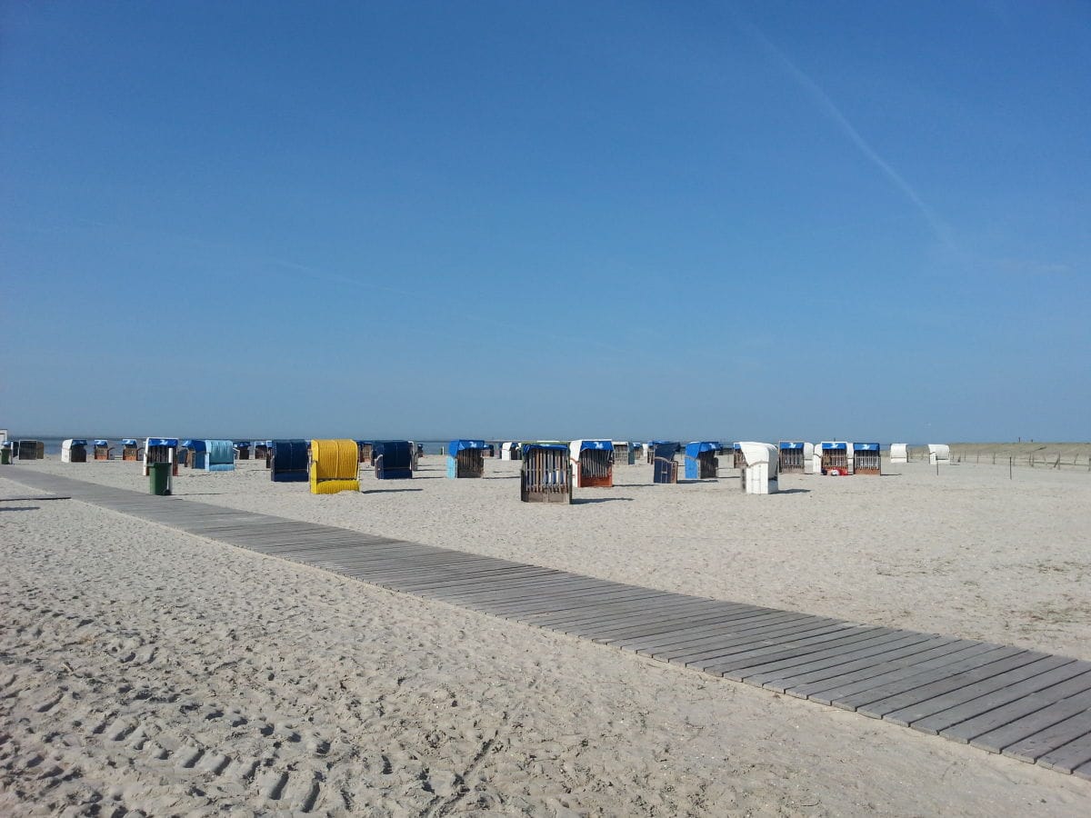 Der Nordseestrand ist immer ein Besuch wesind immrt ...