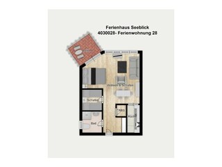 Appartamento per vacanze Borkum Registrazione all'aperto 14