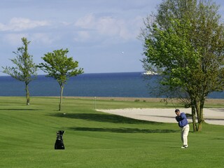 Golf course directly on the Baltic Sea