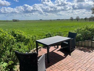 Sitzplatz mitten im Grünen