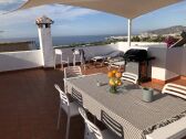 View of the upper rooftop terrace