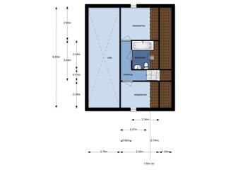 Casa per le vacanze Koudum Pianta del piano 42