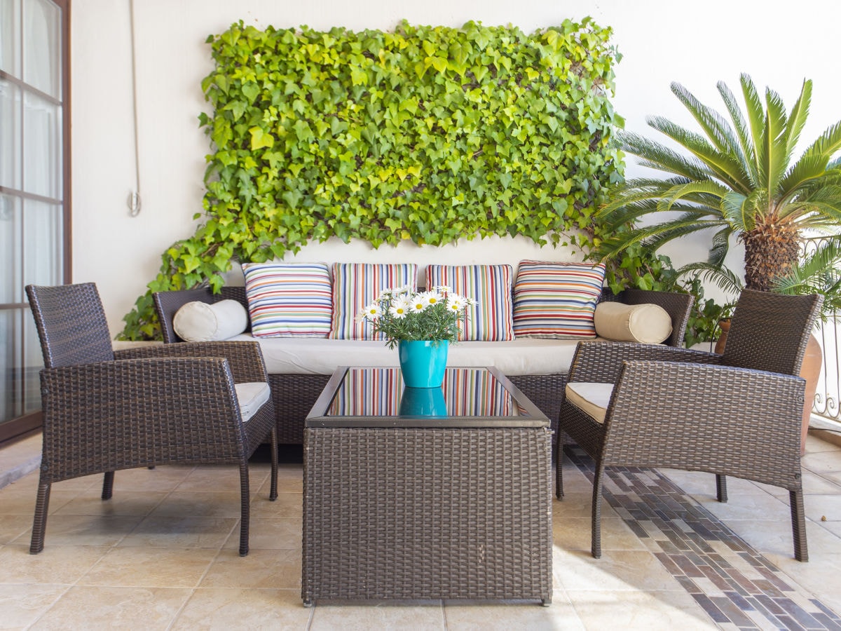 Terrace from the lounge and bedroom