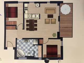 Ferienwohnung Schillig Grundriss 29