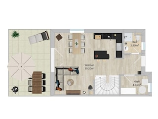 Ferienhaus Prerow Grundriss 20