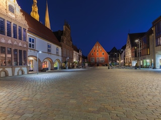 Der Marktplatz in Lemgo