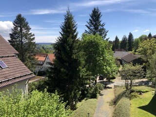 Blick vom Balkon