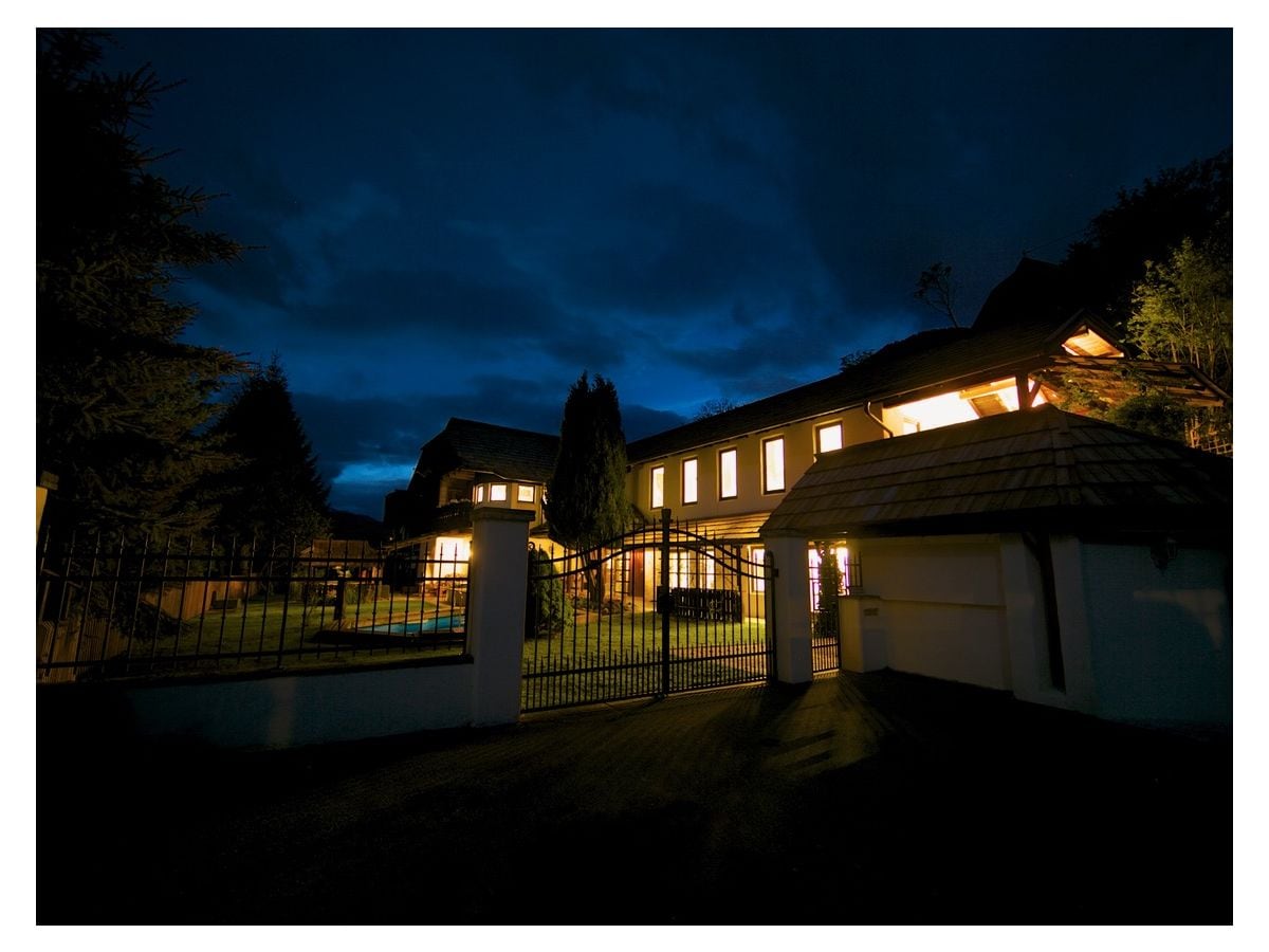 Das Ferienhaus bei Nacht