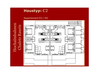 Apartamento Rauris Plano de planta 14