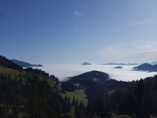 Wandern über den Wolken