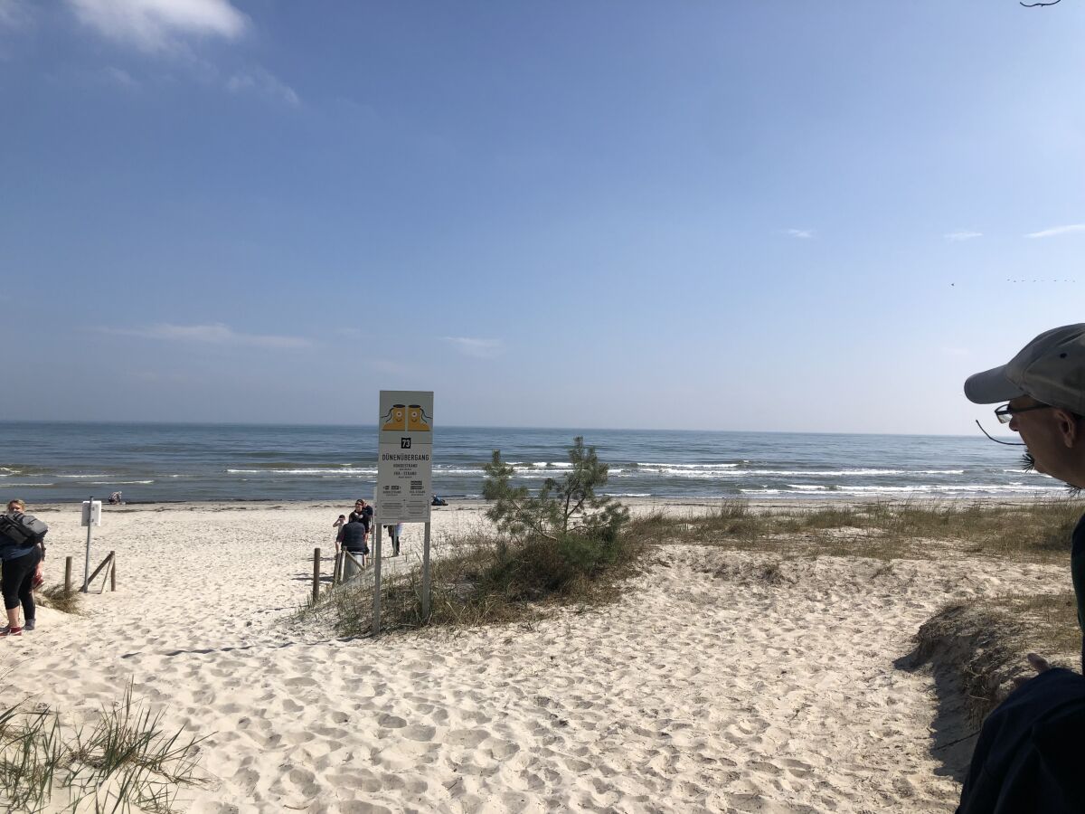 Binzer Bucht - Strandabschnitt vor der Wohnung