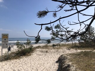 Strandabschnitt vor der Ferienwohnung 100m